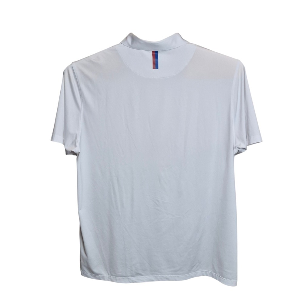 Rhoback Men's XXXL Performance Golf Polo White Stretch Athletic Country Club - Picture 3 of 7